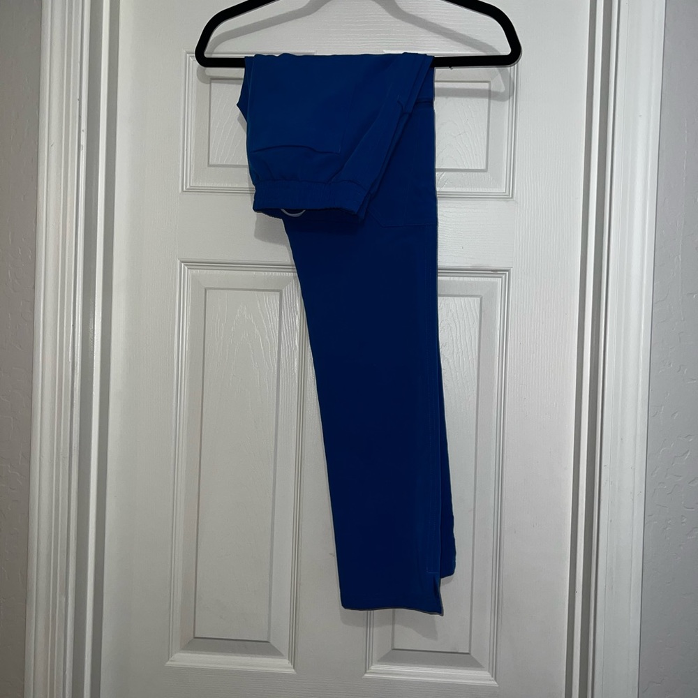 FIGS Yola skinny scrubs pants - royal blue